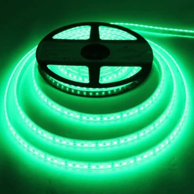 Світлодіодна стрічка LED-STIL 9,6 Вт/м 2835 120 діодів IP68 24 Вольта 420 lm Зелений (DFN2835-120A-IP68-G-24V)
