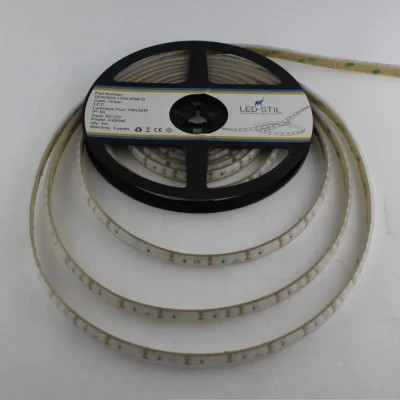 Світлодіодна стрічка LED-STIL 9,6 Вт/м 2835 120 діодів IP68 24 Вольта 420 lm Зелений (DFN2835-120A-IP68-G-24V)