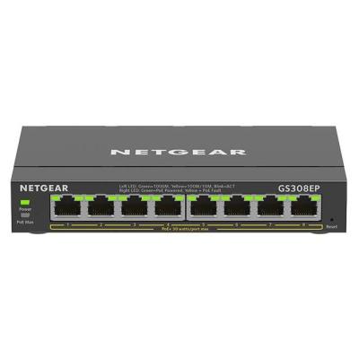 Комутатор мережевий Netgear GS308EP-100PES