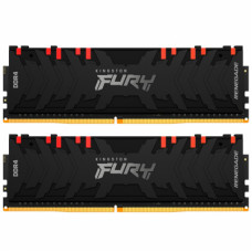 Модуль пам'яті для комп'ютера DDR4 16GB (2x8GB) 4000 MHz Renegade RGB Black Kingston Fury (ex.HyperX) (KF440C19RBAK2/16)
