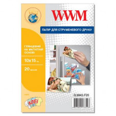 Фотопапір WWM 10x15 magnetic, glossy, 20л (G.MAG.F20)