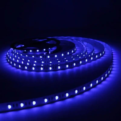 Світлодіодна стрічка LED-STIL RGB+W 4000К 18 Вт/м 5050 60 діодів IP33 24 Вольта 180 lm кольорова (DFP5050RGBW4-60P-IP33-24V)