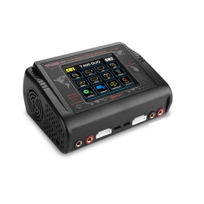 Зарядний пристрій для FPV дрона HTRC T400 pro Duo Lipo Charger Battery Discharger 2Channel AC 150 (HT-T400PRO/HP9915.0284)