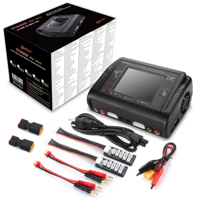 Зарядний пристрій для FPV дрона HTRC T400 pro Duo Lipo Charger Battery Discharger 2Channel AC 150 (HT-T400PRO/HP9915.0284)