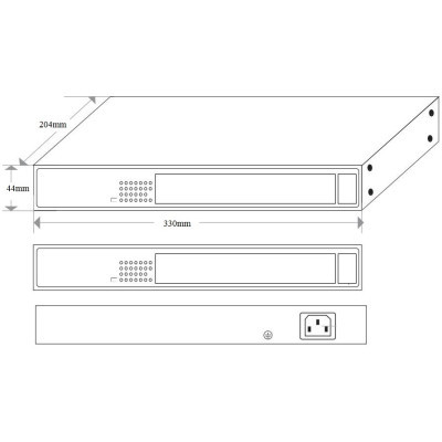 Комутатор мережевий Onv ONV-H1024PLS