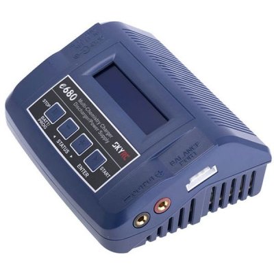 Зарядний пристрій для дрона та FPV SkyRc e680 8A/80W с/БП универсальное (SK-100149) (LC-E680)