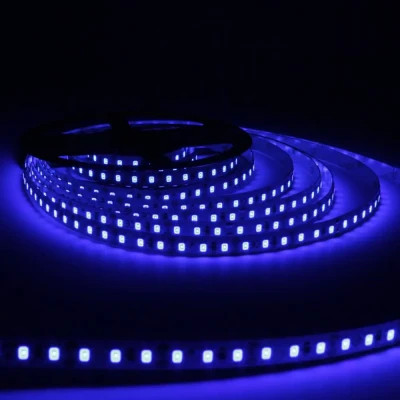 Світлодіодна стрічка LED-STIL 9,6 Вт/м 2835 120 діодів IP33 12 Вольт 130 lm СИНІЙ колір свічення (DFN2835-120A-IP33-B)