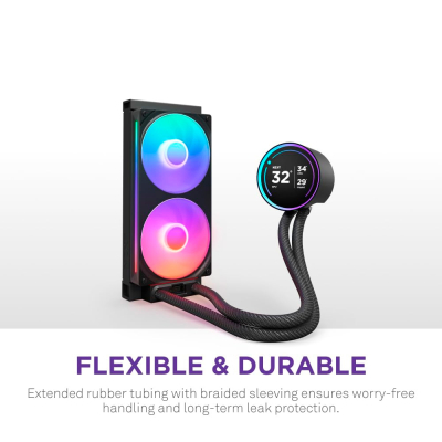 Система рідинного охолодження NZXT Kraken Elite RGB 240mm (RL-KR24E-B2)
