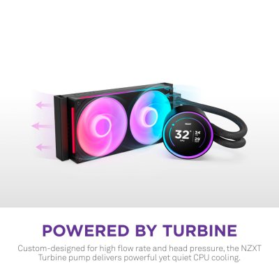 Система рідинного охолодження NZXT Kraken Elite RGB 240mm (RL-KR24E-B2)