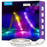 Світлодіодна стрічка Govee RGBIC Basic Wi-Fi + Bluetooth LED Strip Light 5м Білий (H618A3D1)