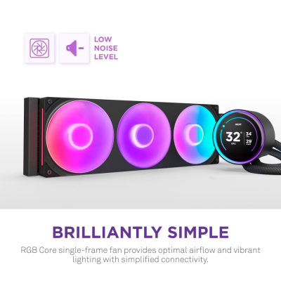 Система рідинного охолодження NZXT Kraken Elite RGB 360mm AIO (RL-KR36E-B2)