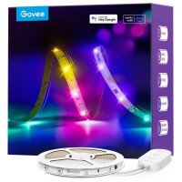 Світлодіодна стрічка Govee RGBIC Basic Wi-Fi + Bluetooth LED Strip Light 10м Білий (H618C3D1)