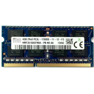 Модуль пам'яті для ноутбука SoDIMM DDR3L 4GB 1600 MHz OEM Hynix (HMT351S6CFR8A-PB)