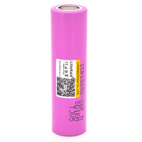 Акумулятор 18650 Li-Ion 2600mah (2450-2650mah), 3.7V (2.75-4.2V), pink, PVC BOX Liitokala (Lii-26FM)