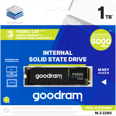 Накопичувач SSD M.2 2280 1TB PX600 Goodram (SSDPR-PX600-1K0-80)