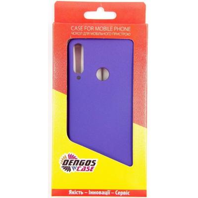 Чохол до мобільного телефона Dengos Carbon Huawei Y6p, violet (DG-TPU-CRBN-79) (DG-TPU-CRBN-79)
