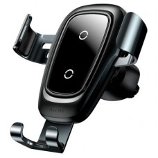 Зарядний пристрій Baseus Metal Wireless Charger Gravity Car MountTarnish (WXYL-B (676867)