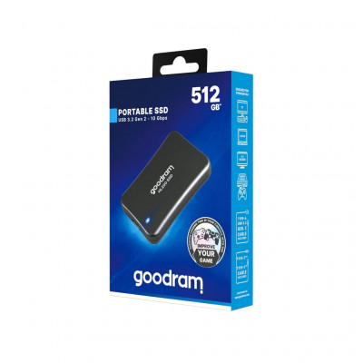 Накопичувач SSD USB 3.2 512GB HL200 Goodram (SSDPR-HL200-512)