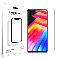 Скло захисне BeCover Infinix Hot 30i NFC (X669D) 3D Crystal Clear Glass (709723)