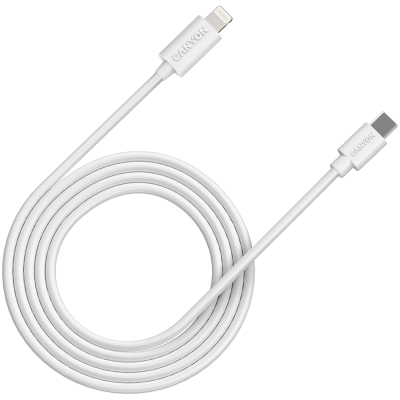 Дата кабель USB-C to Lightning 2.0m 3A White Canyon (CNE-CFI12W)