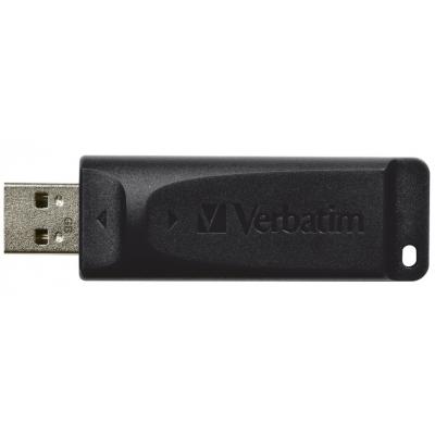 USB флеш накопичувач Verbatim 64GB Slider Black USB 2.0 (98698)