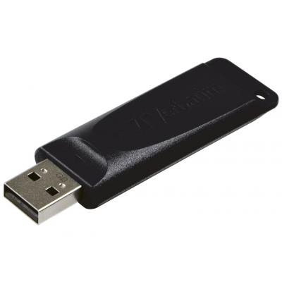 USB флеш накопичувач Verbatim 64GB Slider Black USB 2.0 (98698)