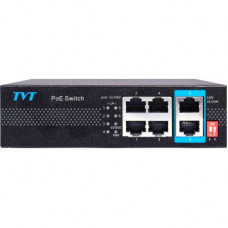 Комутатор мережевий TVT DIGITAL TD-B2204S1-PEU