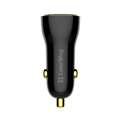 Зарядний пристрій ColorWay PowerDelivery PPS USB (USB-A + USB-C) (60W) Black (CW-CHA046PD-BK)