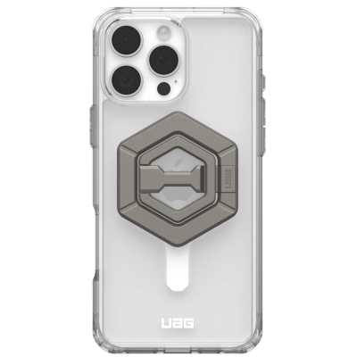 Чохол до мобільного телефона UAG Apple iPhone 16 Pro Max Plyo MagSafe Ice White/Titanium Stand (1144811BV01)