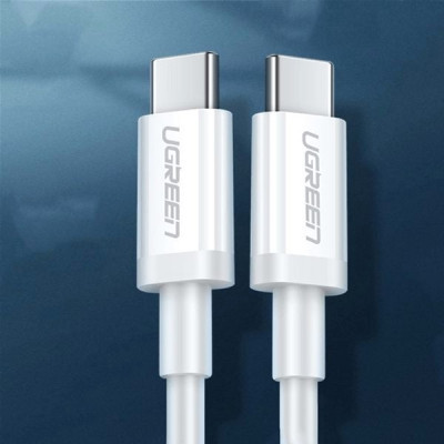 Дата кабель USB-C to USB-C 2.0m 18W US264 White Ugreen (60520)
