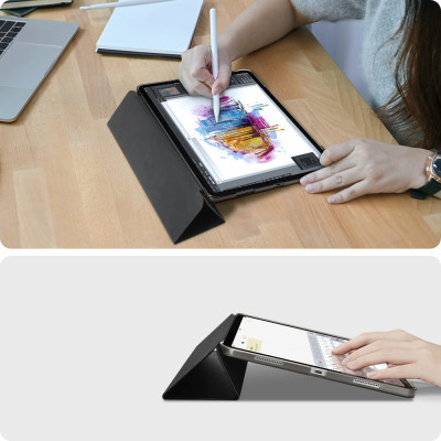 Чохол до планшета BeCover Tri Fold Hard Apple iPad Pro 12.9 2020/2021/2022 Black (709668) (709668)
