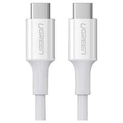 Дата кабель USB-C to USB-C 1.0m US300 20V/5A 100W White Ugreen (60551)