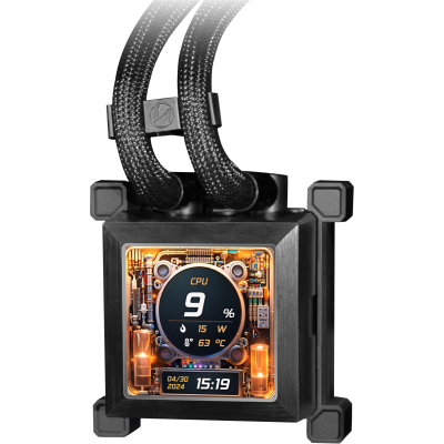 Система рідинного охолодження Lian Li HydroShift LCD 360R, Black (G89.GHSLCD36RB.00)