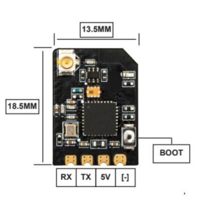 Приймач (RX) XF DBR1 ExpressLRS 915MHz Receiver (HP0157.0085)