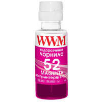 Чорнило WWM HP GT52 100г Magenta, для Ink Tank 115/315/319 (H52M)