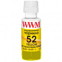 Чорнило WWM HP GT52 100г Yellow, для Ink Tank 115/315/319 (H52Y)