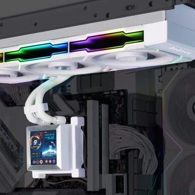 Система рідинного охолодження Lian Li HydroShift LCD 360TL, White (G89.GHSLCD36TW.00)