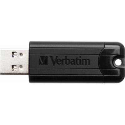 USB флеш накопичувач Verbatim 64GB PinStripe Black USB 3.0 (49318)