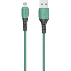 Дата кабель USB 2.0 AM to Lightning 1.0m PD-B51i Green Proda (PD-B51i-GR)