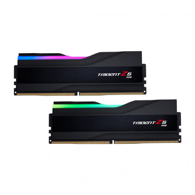 Модуль пам'яті для комп'ютера DDR5 32GB (2x16GB) 6000 MHz Trident Z5 RGB Black G.Skill (F5-6000J3238F16GX2-TZ5RK)