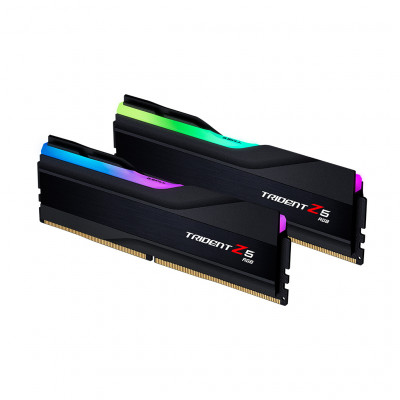 Модуль пам'яті для комп'ютера DDR5 32GB (2x16GB) 6000 MHz Trident Z5 RGB Black G.Skill (F5-6000J3238F16GX2-TZ5RK)