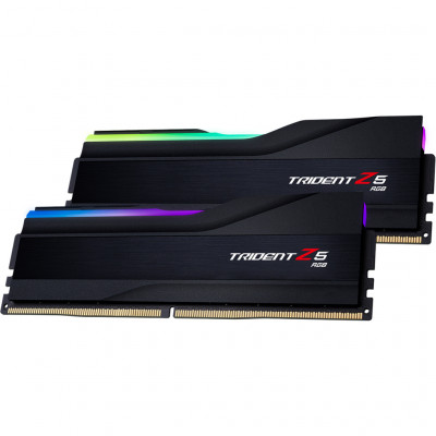 Модуль пам'яті для комп'ютера DDR5 32GB (2x16GB) 6000 MHz Trident Z5 RGB Black G.Skill (F5-6000J3238F16GX2-TZ5RK)