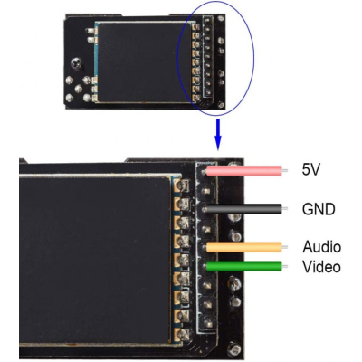 Відеоприймач (VRX) AKK Diversity RX 5.8GHz 80CH (RC835)