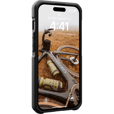 Чохол до мобільного телефона UAG Apple iPhone 15 Metropolis LT Magsafe, Kevlar Black (114315113940)