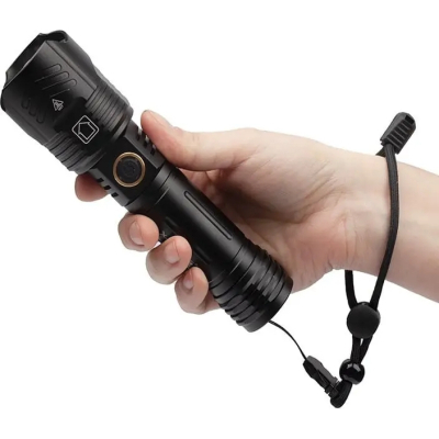 Ліхтар X-Balog BL-L-12-P100 алюмінієвий з опцією PowerBank (L095)