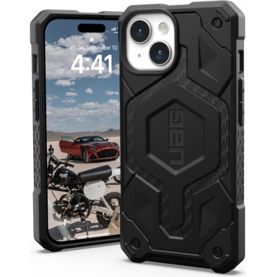 Чохол до мобільного телефона UAG Apple iPhone 15 Monarch Pro Magsafe, Carbon Fiber (114219114242)