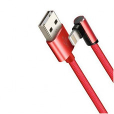 Дата кабель USB 2.0 AM to Lightning 1.0m Comfort L-shape Red Cord (CDC-L1-2R)