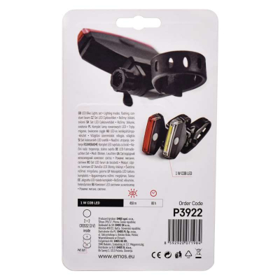 Комплект велофар EMOS комплект (P3922)