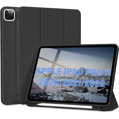Чохол до планшета BeCover Tri Fold Hard TPU Apple iPad Pro 11 2020/2021/2022 Black (711109)