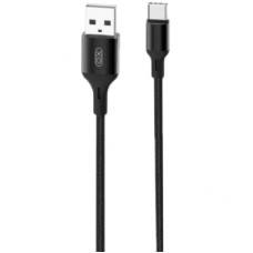 Дата кабель USB 2.0 AM to Type-C 2.0m NB143 Braided Black XO (XO-NB143C2-BK)